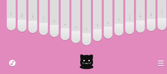 哆哆拇指琴2.0支持设置乐器类型、标注类型，支持调节琴键数和变调